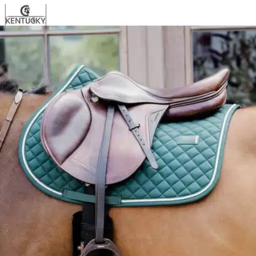 Tapis de Selle Saddle Pad Diamond Rope Jumping pine green Kentucky Sellerie Equinoxe