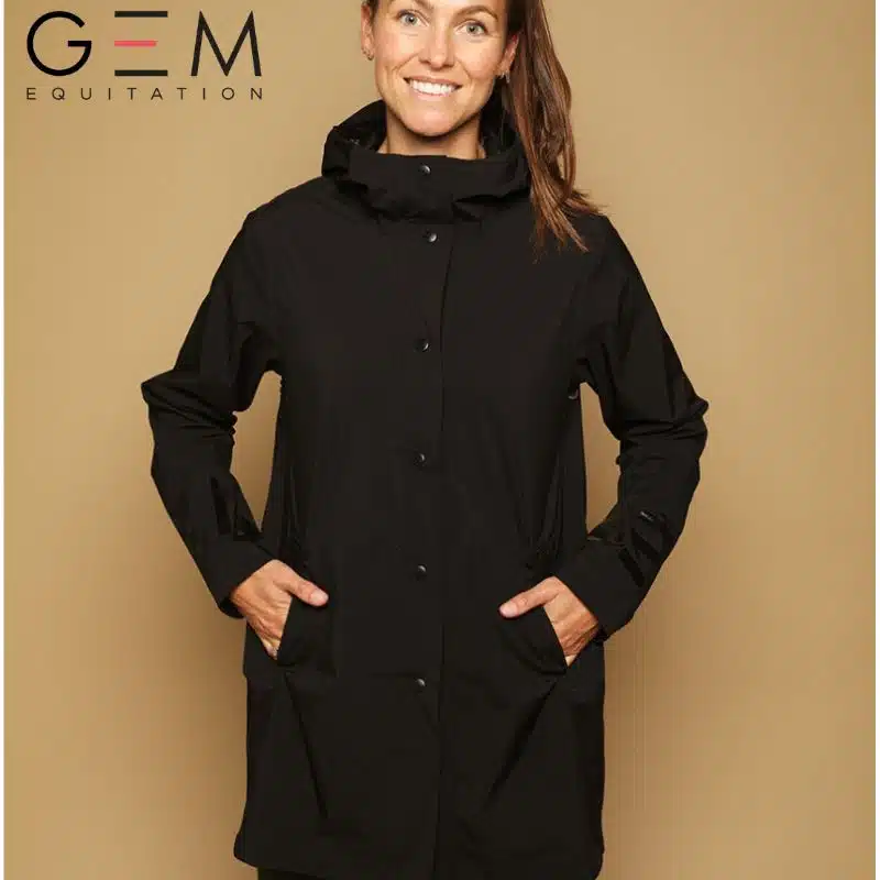 Veste de pluie Noname GEM noire 24 Sellerie Equinoxe Shop Fuveau
