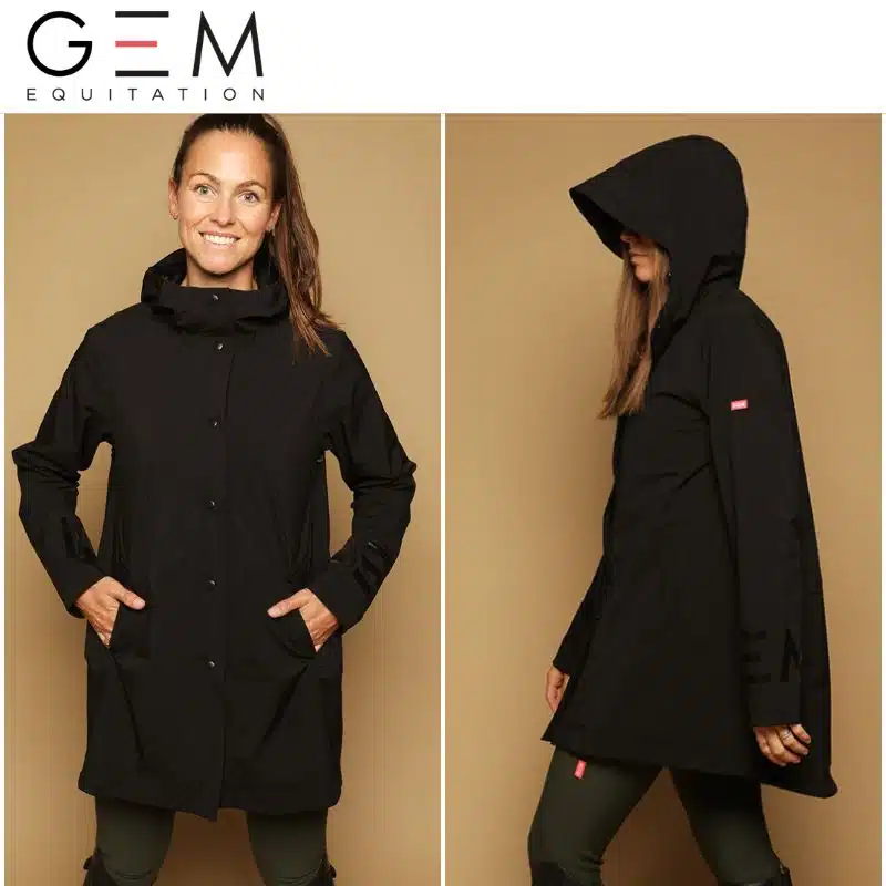 Veste de pluie Noname GEM noire Winter 24 Sellerie Equinoxe Shop Fuveau