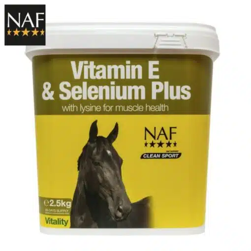 Vitamine E Selenium Plus NAF développement muscles cheval Sellerie Equinoxe-Shop