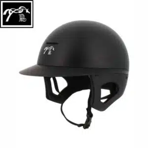 Casque Pénélope by Freejump Noir Mat Casque d'équitation Pénélope Freejump visière longue noir mat