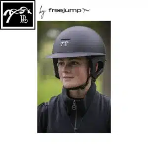 Casque Pénélope by Freejump noir mat visière large Sellerie Equinoxe Shop Fuveau