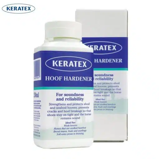 Hoof Hardener Keratex Fortifiant pour sabots cheval Sellerie Equinoxe Shop