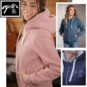 Sweat à capuche Stressy Strass PENELOPE COLLECTION AW25 SELLERIE EQUINOXE SHOP FUVEAU