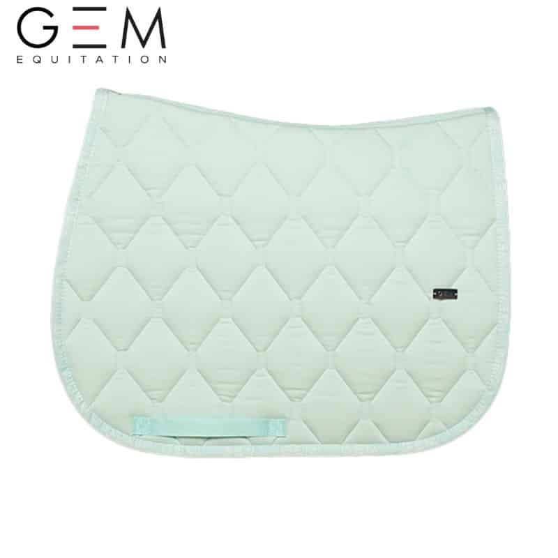 Tapis d'équitation LOVE GEM MENTHE GEM SS25 Sellerie Equinoxe Shop Fuveau