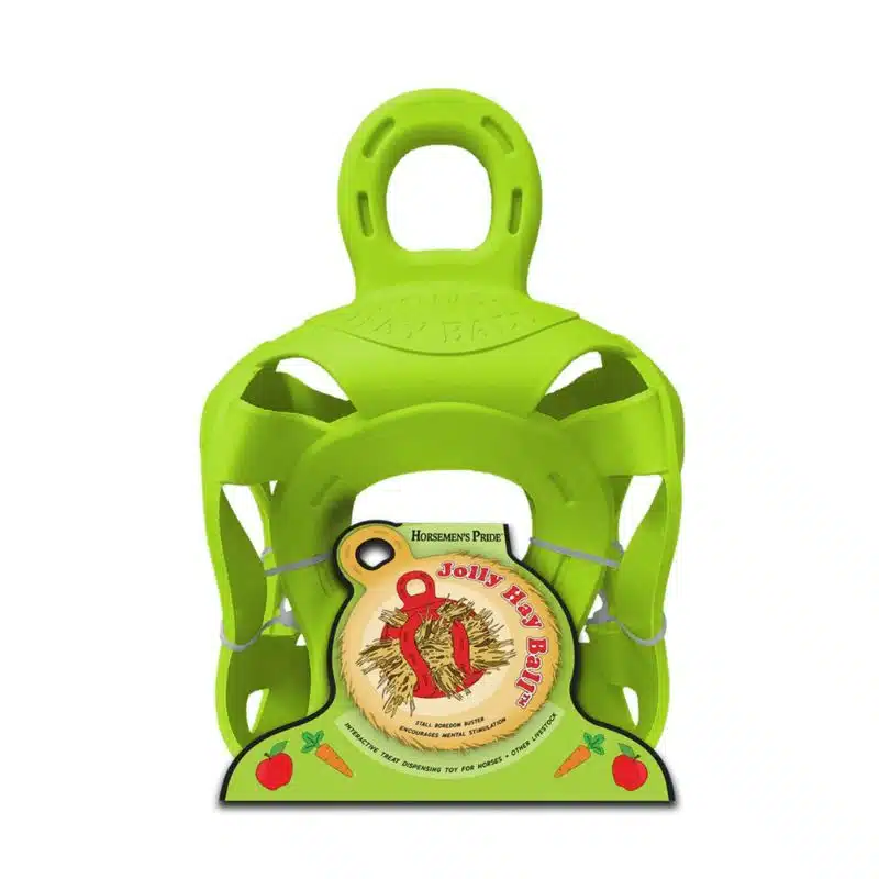 Balle à foin Jolly Hay Ball verte souple Sellerie Equinoxe Shop Fuveau