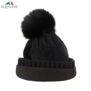 Bonnet à pompon Gajunep strass Equiline AH24 Sellerie Equinoxe Shop Fuveau