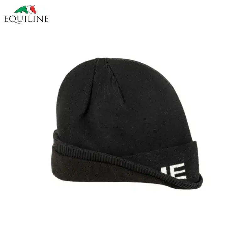 Bonnet carsec noir et blanc Equiline AH24 Sellerie Equinoxe Shop Fuveau