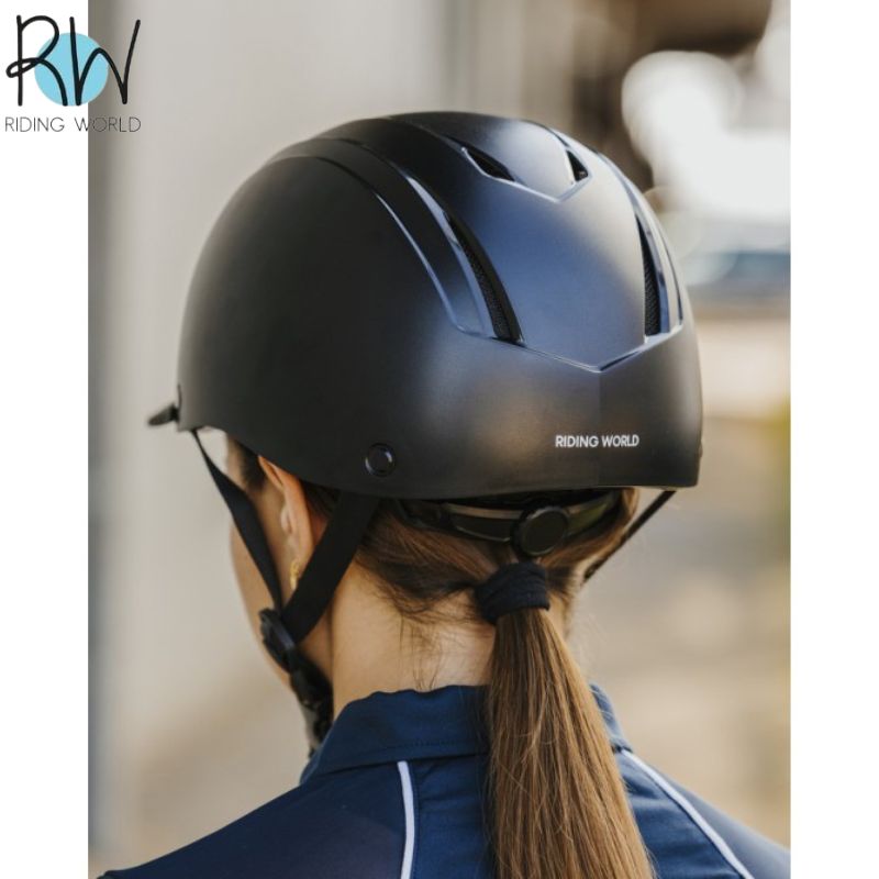 Casque d'équitation Topy cavalier RIDING WORLD Sellerie Equinoxe