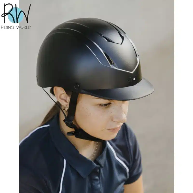 Casque d'équitation Topy cavalière RIDING WORLD Sellerie Equinoxe