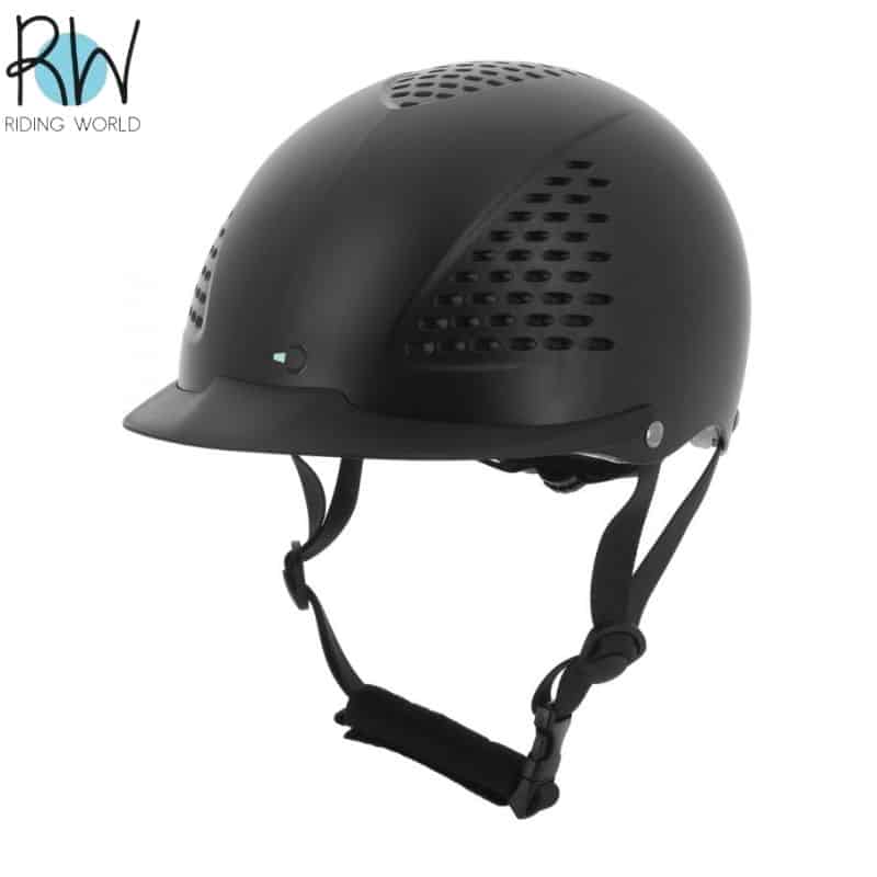 Casque d'équitation Windy noir RIDING WORLD Sellerie Equinoxe