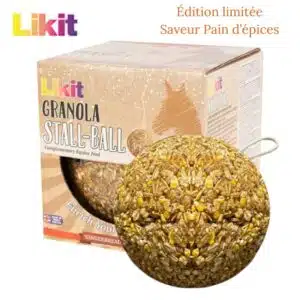 LIKIT GRANOLA STALL-BALL pain d'épices SELLERIE EQUINOXE SHOP FUVEAU