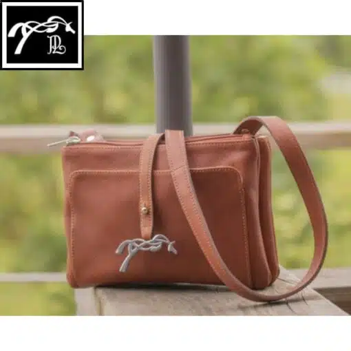 Sac à main PABLITO Petit modèle cognac Pénélope Sellerie Equinoxe Shop Fuveau