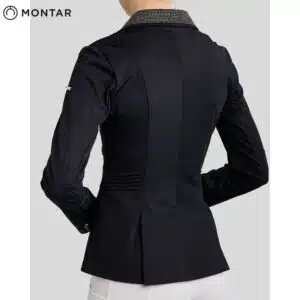 Veste de concours MoKately noir à strass MONTAR Sellerie Equinoxe Shop Fuveau