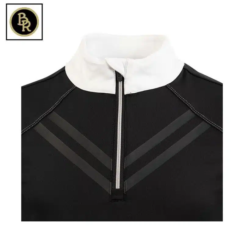 détail Polo de concours avec manches longues BR Brindisi enfants Sellerie Equinoxe Shop