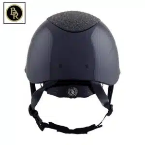 Casque d'équitation BR Thèta Plus Marine Dazzling Glamourous Glossy Sellerie Equinoxe Shop