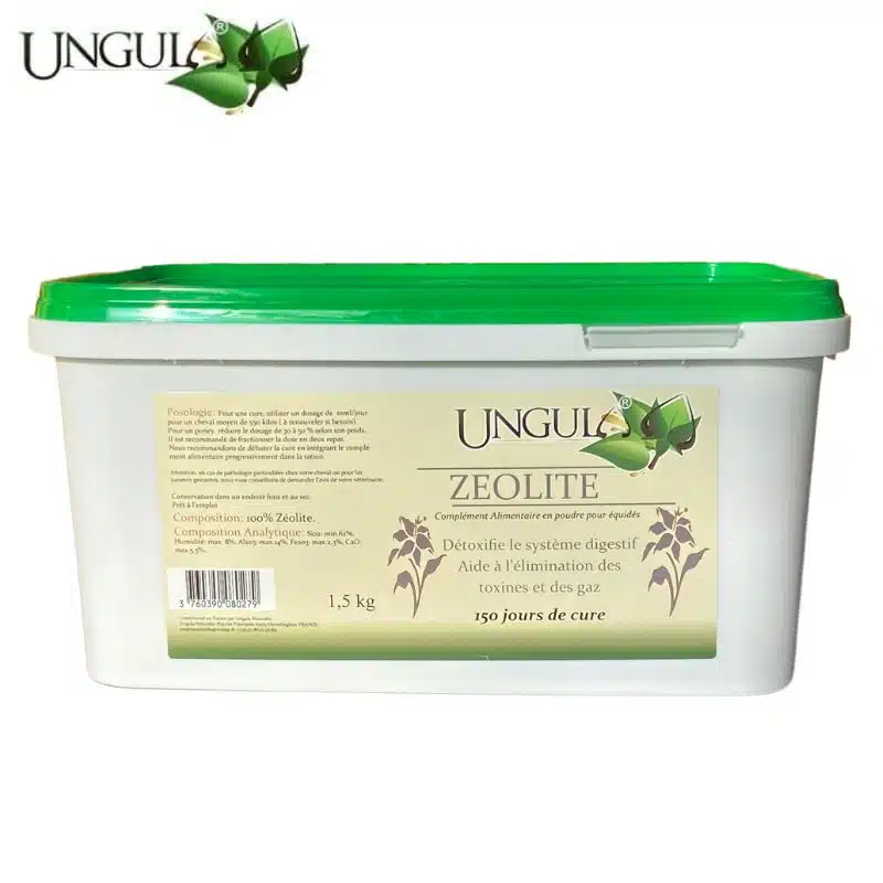 ZEOLITE UNGULA NATURALIS detox cheval zéolithe Sellerie Equinoxe Shop Fuveau