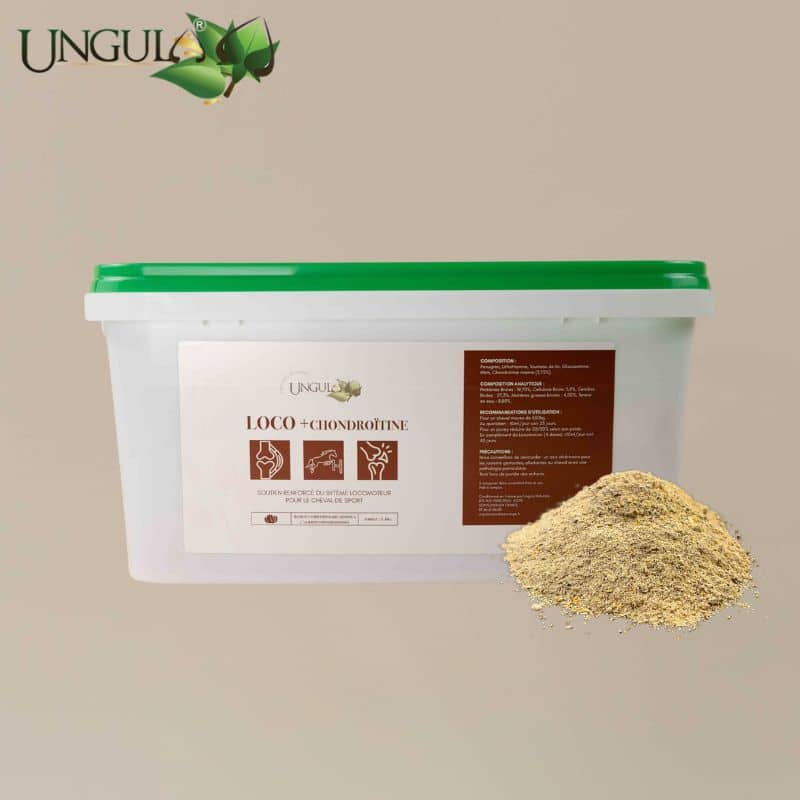 Sachet Loco + Chondroïtine Ungula Naturalis pour cheval de 1,6 kg en poudre