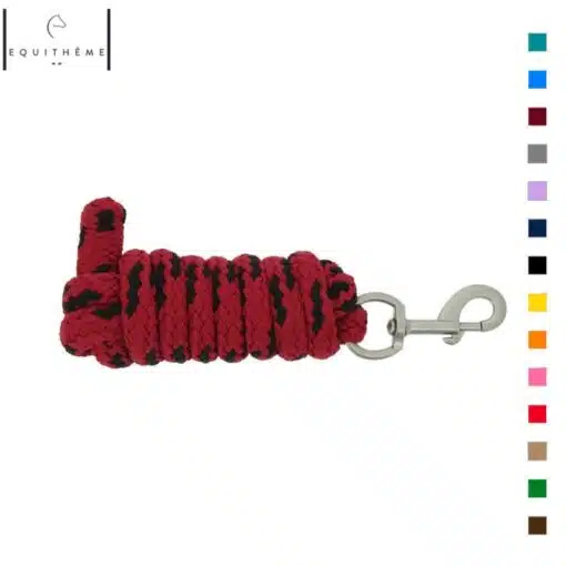 Longe de licol EQUITHÈME Jacquard Cheval Sellerie Equinoxe Shop Fuveau