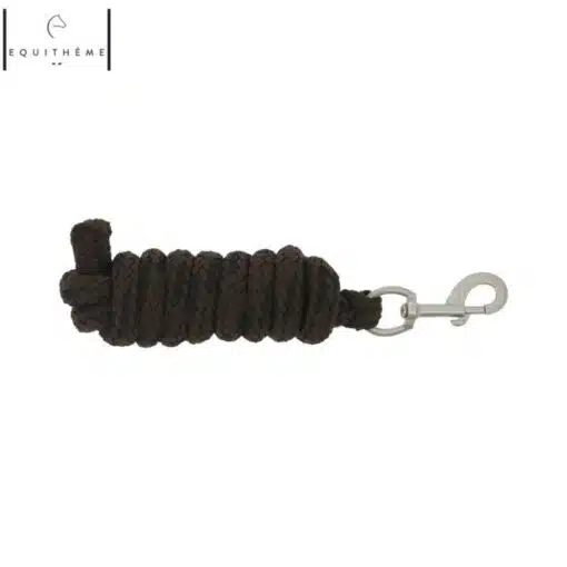 Longe de licol EQUITHÈME Jacquard choco Sellerie Equinoxe Shop Fuveau