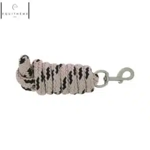 Longe de licol EQUITHÈME Jacquard rose Sellerie Equinoxe Shop Fuveau
