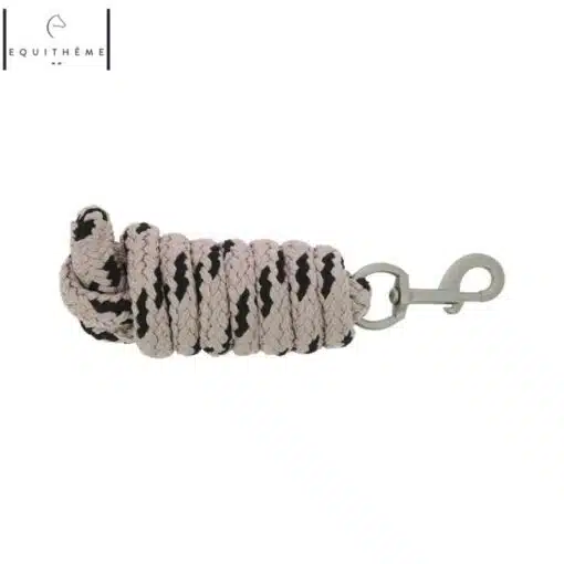 Longe de licol EQUITHÈME Jacquard rose Sellerie Equinoxe Shop Fuveau