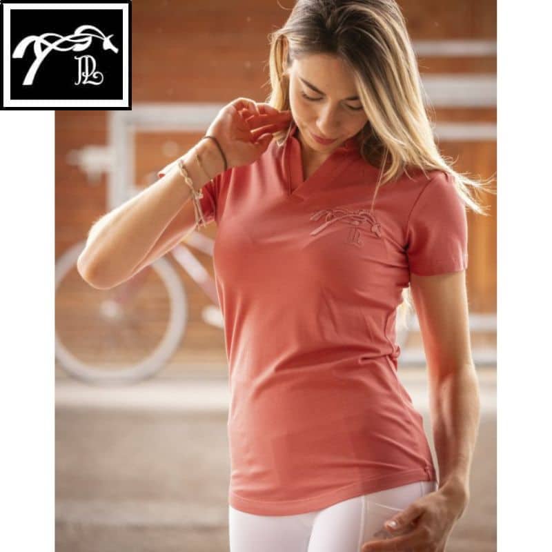 Polo Josie terra cotta Pénélope Collection SS25 Sellerie Equinoxe Shop Fuveau