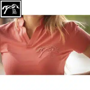 Polo Josie terra cotta Pénélope Collection Sellerie Equinoxe Shop Fuveau