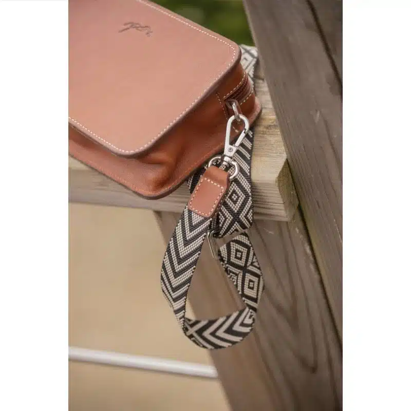 Sac à main Lizzie de forme rectangulaire Pénélope Store Sellerie Equinoxe Shop Fuveau