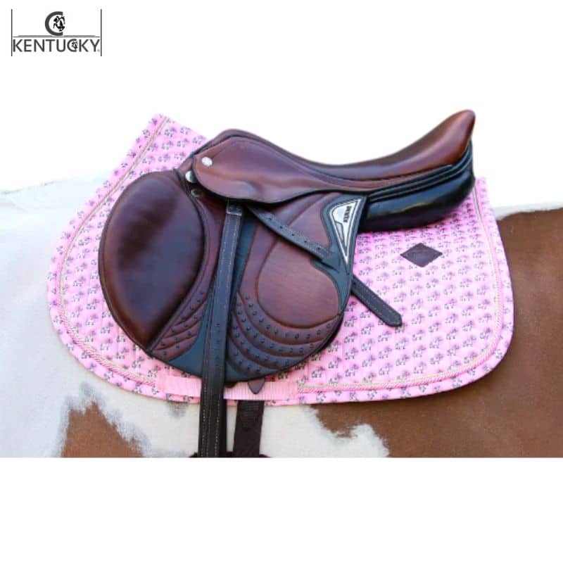 Tapis de selle Collection Sammy rose Kentucky Sellerie Equinoxe Shop Fuveau