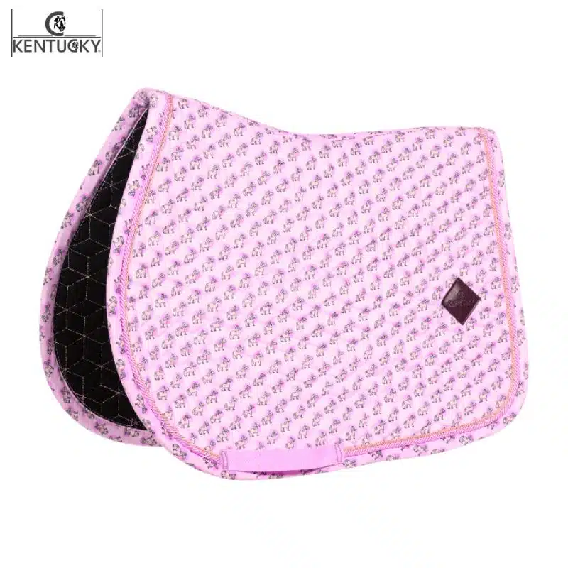 Tapis de selle Collection Sammy vieux rose Kentucky Sellerie Equinoxe Shop Fuveau