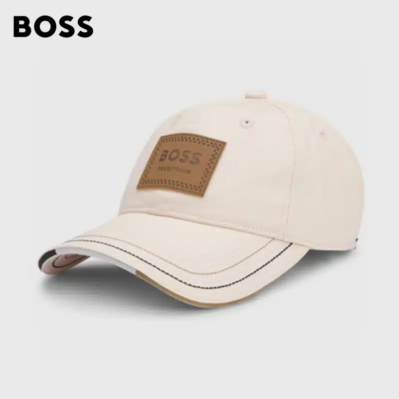 Casquette patch cuir Vintage Pearl Hugo Boss Equestrian by Sellerie Equinoxe Shop Fuveau