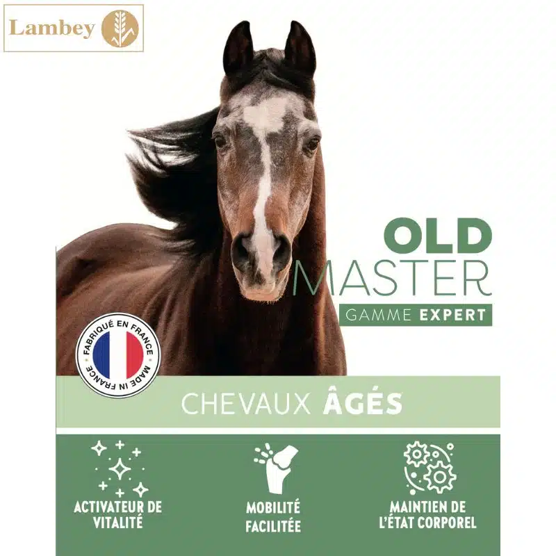 Lambey Aliments OLD MASTER chevaux âgés Sellerie Equinoxe Shop Fuveau