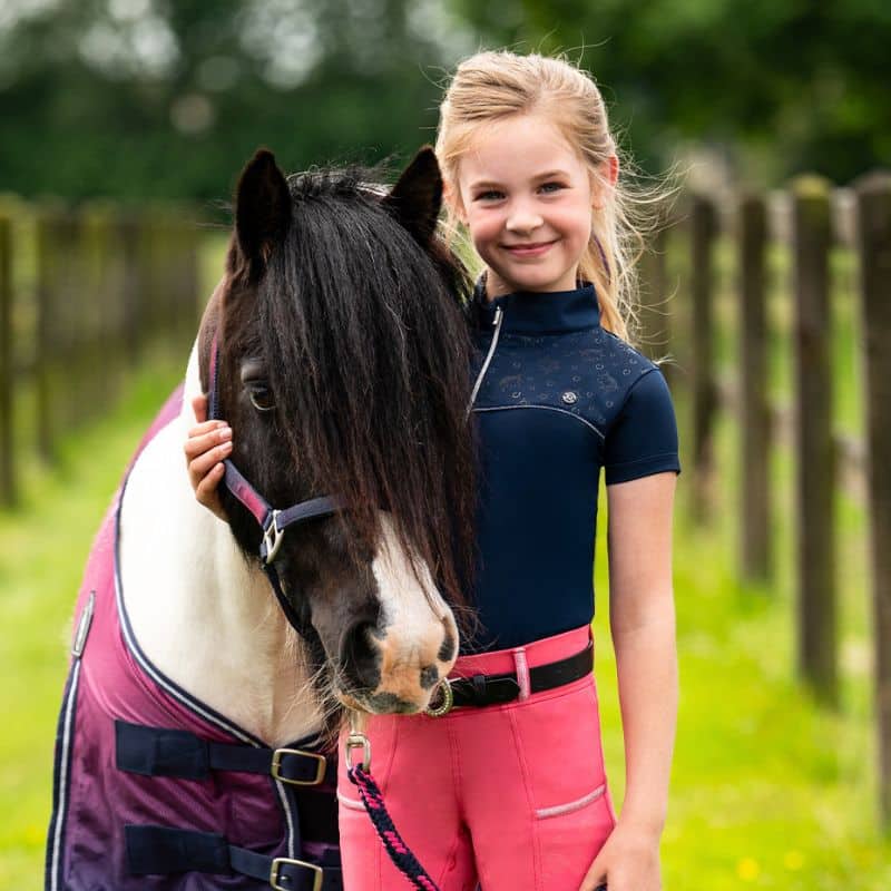 Polo d'équitation Jaily aily Junior full grip QHP SS25 Sellerie Equinoxe Shop Fuveau