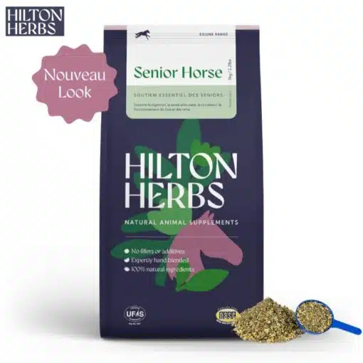 SENIOR HORSE Hilton Herbs soutien essentiel des chevaux âgés Sellerie Equinoxe Shop Fuveau