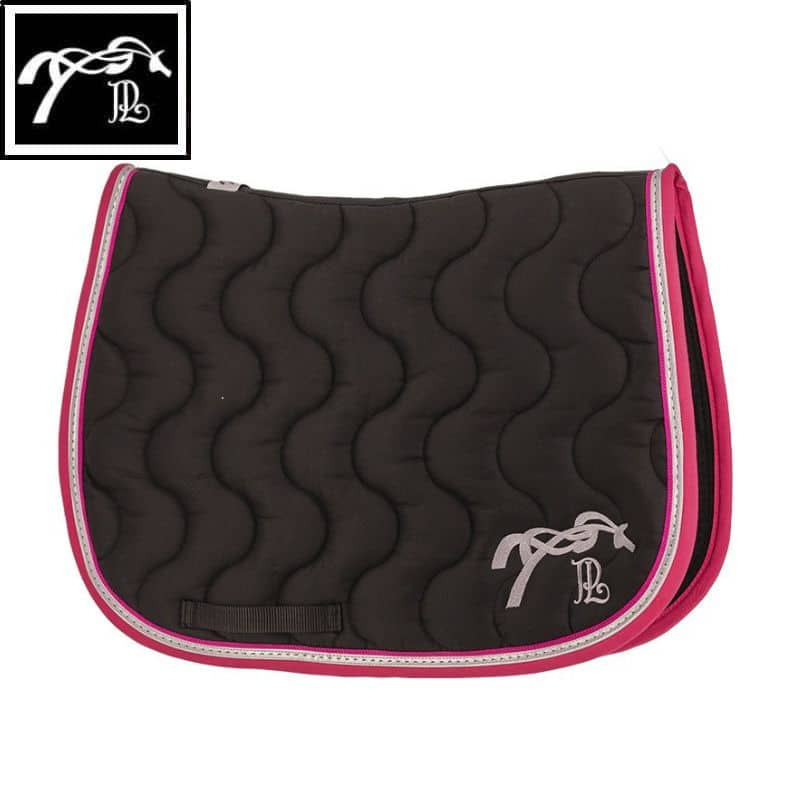 Tapis Point Sellier Eden by Pénélope noir fuchsia SS25 Sellerie Equinoxe Shop Fuveau