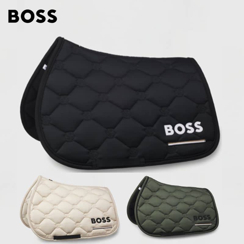 Tapis de selle TAPE PUMICE Hugo Boss Equestrian SS26 Sellerie Equinoxe Shop Fuveau