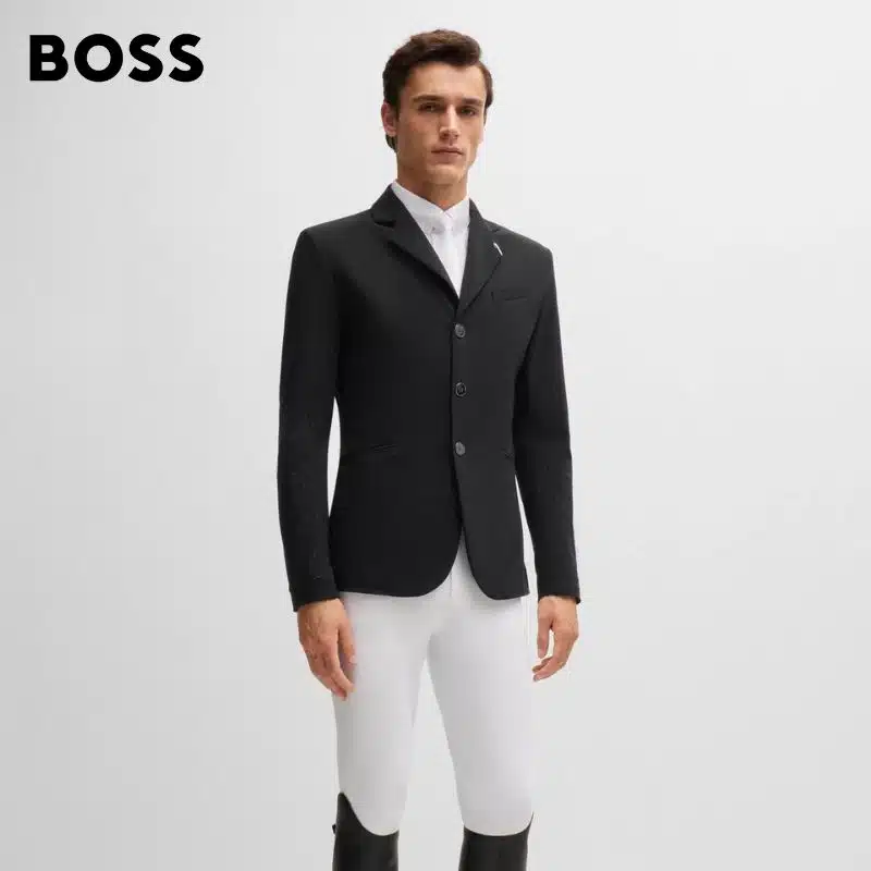 VESTE DE CONCOURS ANDREW micro perforée Hugo Boss Equestrian SS25 by Sellerie Equinoxe Shop Fuveau