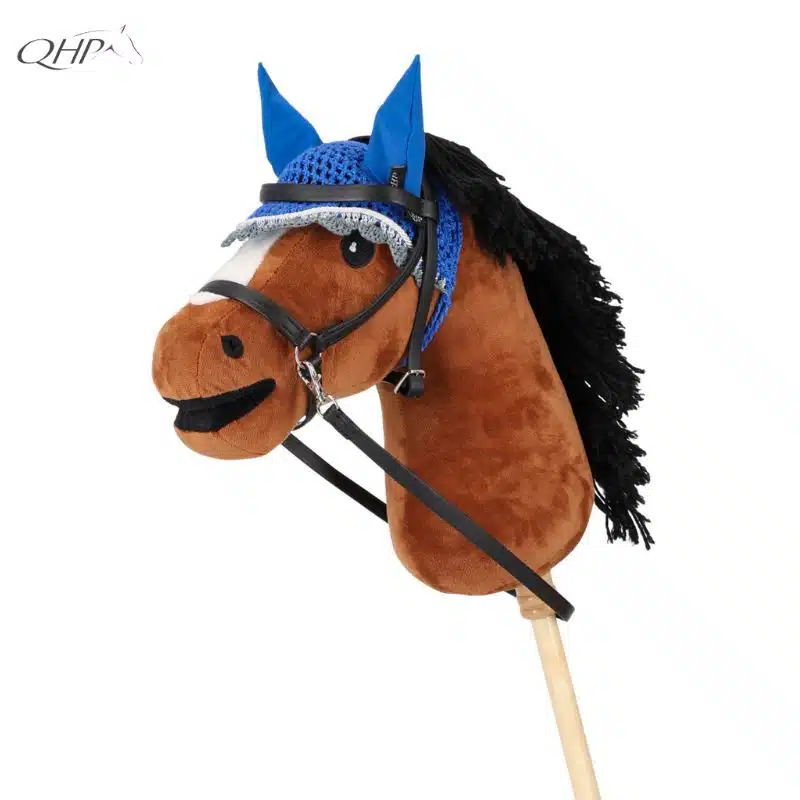 Bonnet bleu pour Hobby Horse QHP Sellerie Equinoxe Shop Fuveau
