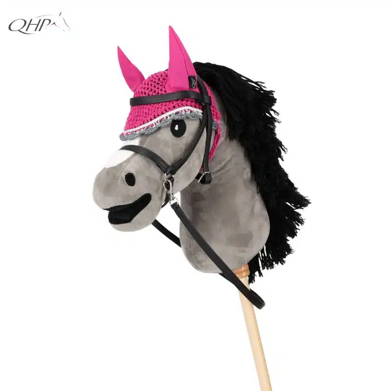 Bonnet rose pour Hobby Horse QHP Sellerie Equinoxe Shop Fuveau