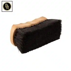 Brosse douce en crins de cheval véritables Bamboo Eco BR Sellerie Equinoxe Shop Fuveau