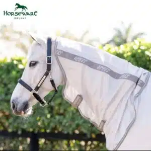 Chemise anti-mouches Amigo Integrated Fly Sheet gris Horseware Sellerie Equinoxe Shop