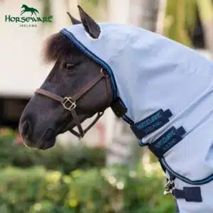 Chemise anti-mouches Anti UV AMIGO PETITE BUG RUG AZURE BLUE BLACK WHITE & BLUE Sellerie Equinoxe Shop