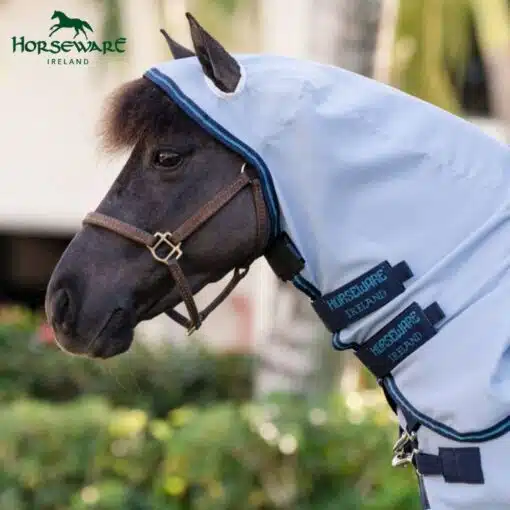 Chemise anti-mouches Anti UV AMIGO PETITE BUG RUG AZURE BLUE BLACK WHITE & BLUE Sellerie Equinoxe Shop