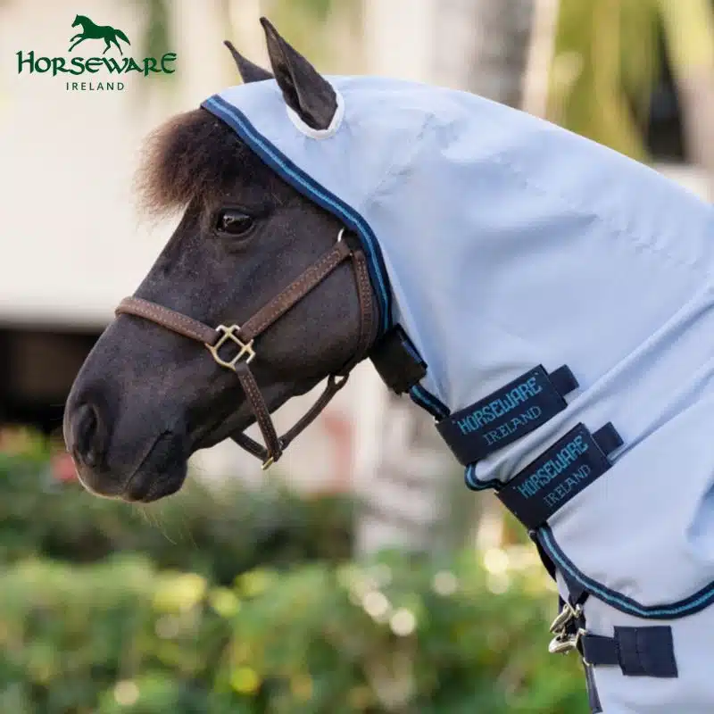 Chemise anti-mouches Anti UV AMIGO PETITE BUG RUG AZURE BLUE BLACK WHITE & BLUE Sellerie Equinoxe Shop