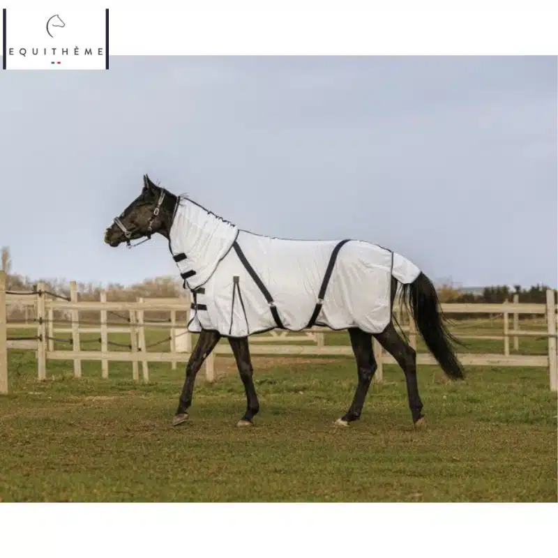 Chemise anti-mouches Mesh Combo avec cou EQUITHÈME Sellerie Equinoxe Shop Fuveau