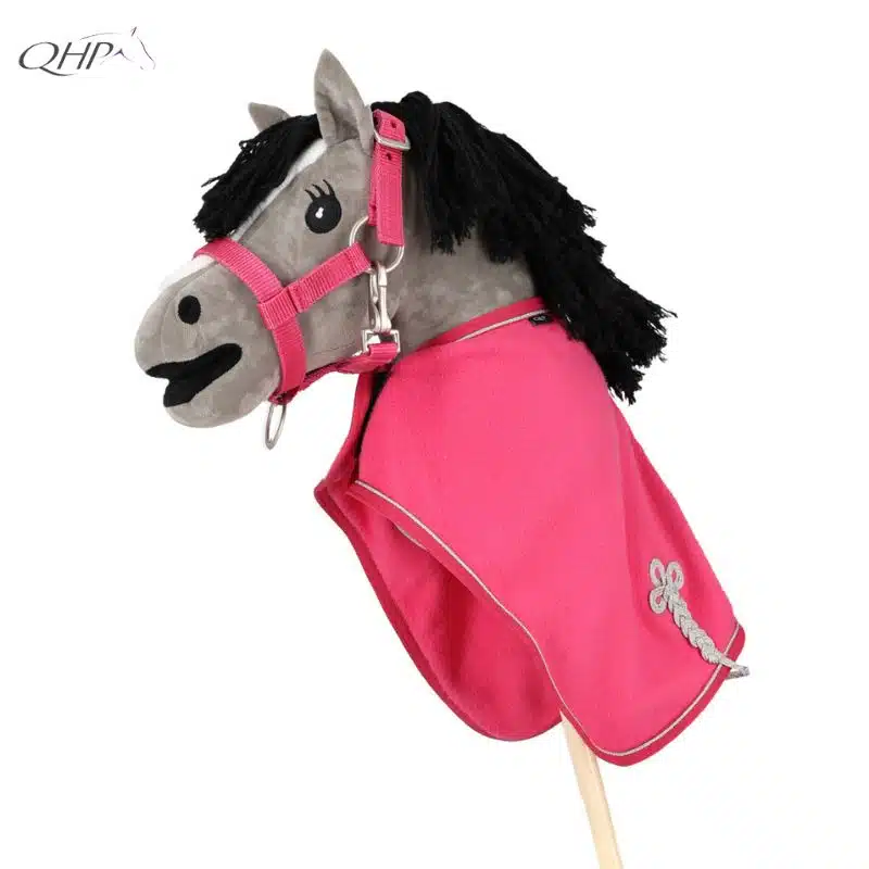 Couverture polaire rose pour Hobby Horse QHP Sellerie Equinoxe Shop Fuveau