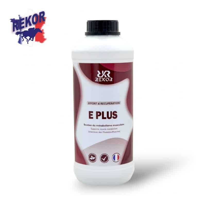 Vitamine E PLUS REKOR intégrité musculaire du cheval 1L Sellerie Equinoxe Shop Fuveau