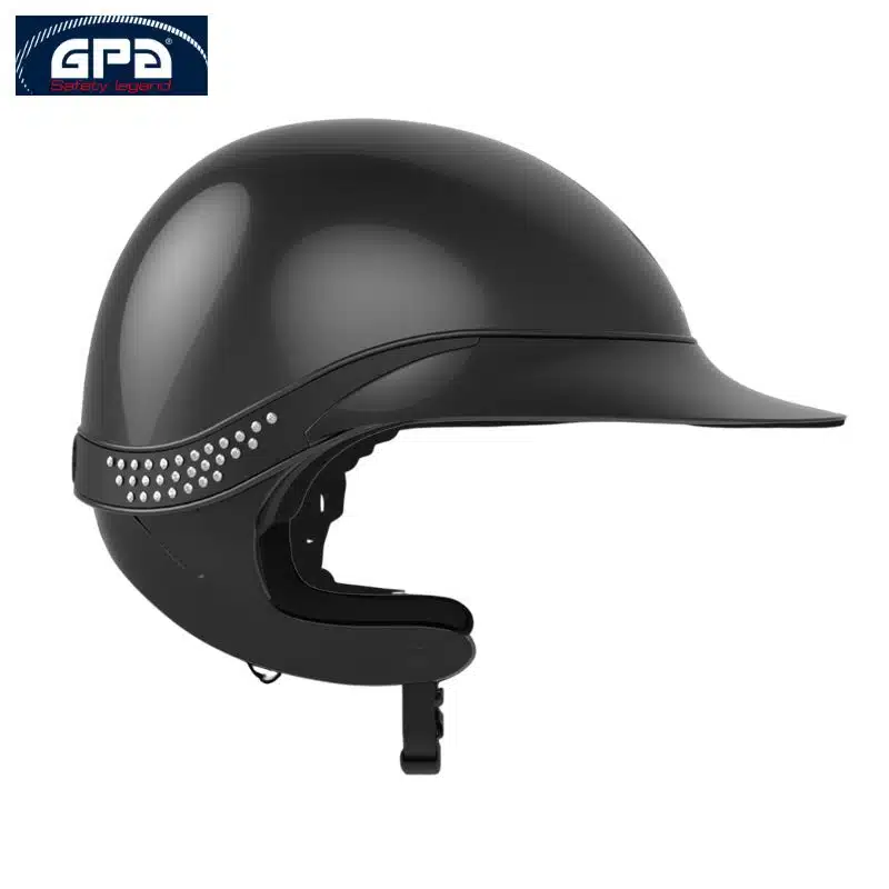 GPA GLOBAL FIRST LADY TLS SHINY BLACK_BLACK STRASS Sellerie Equinoxe Shop Fuveau