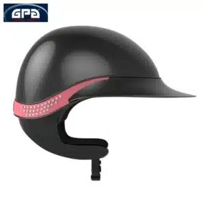 GPA GLOBAL FIRST LADY TLS SHINY BLACK_PINK STRASS Sellerie Equinoxe Shop Fuveau